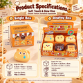 Cute Cartoon Cookie Squishy Mystery Blind Box – Soft Slow Rising Sensory Stress Relief Toy