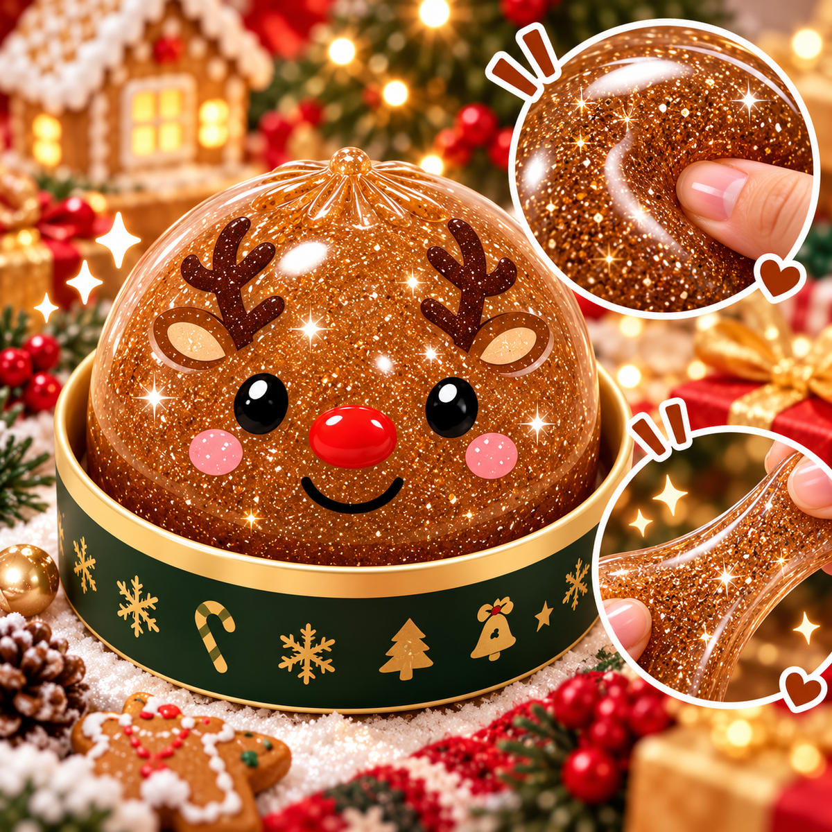 Christmas Squishy Toys – Cute Slow Rising Holiday Stress Relief Gifts