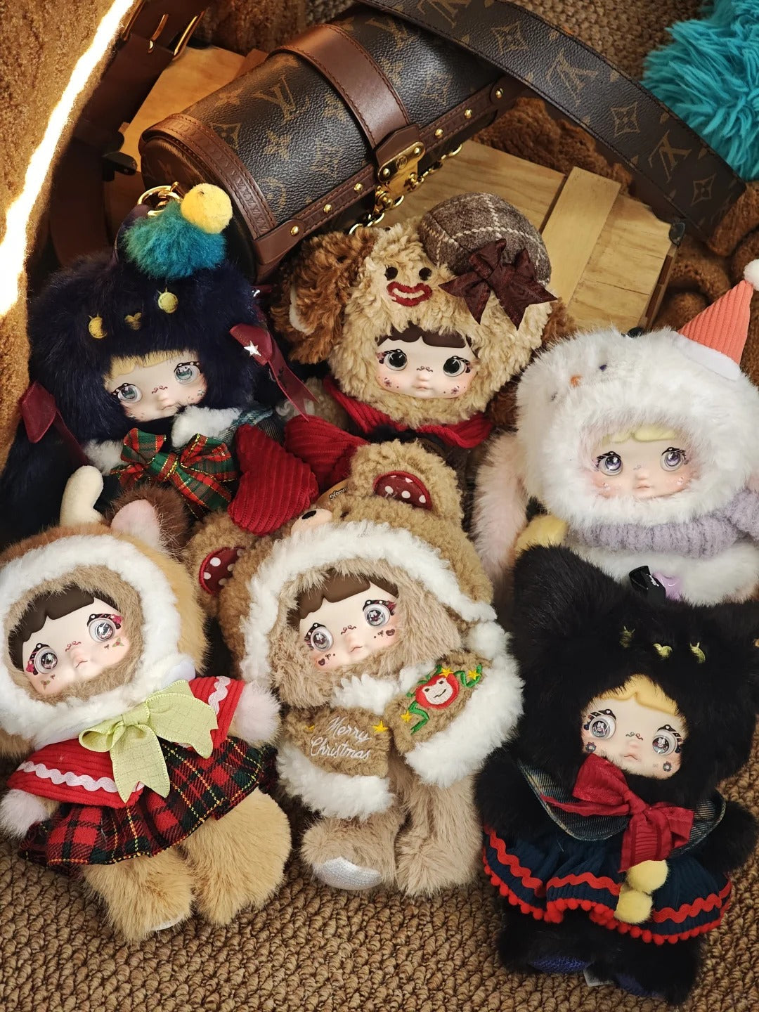 Nommi "Wonder Christmas Night" Series - Luxury Fairytale Christmas Blind Box with 3 Changeable Eye Plates & Detailed Face Art
