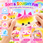 Jumbo Bao Bun Squishy Mystery Box – Cute Expressive Steamed Bun Stress Relief Fidget Toy