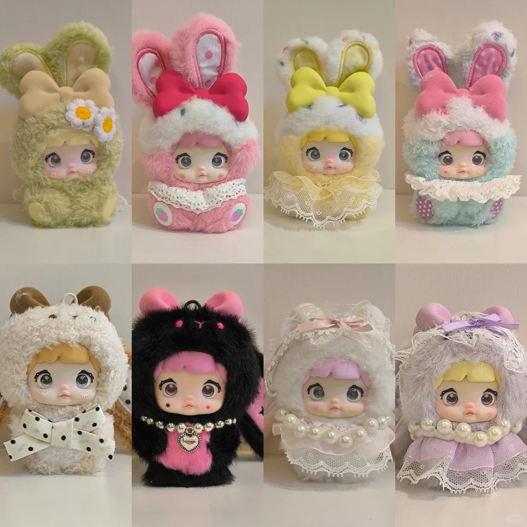 Nommi Sweetheart Bunny Series Blind Box - Kawaii Rabbit Mystery Plush & Aesthetic "Sweetie" Bunny Collectible Toy