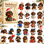 2026 Dog Advent Calendar – 24-Day Christmas Countdown Mystery Box with Mini PVC Dog Figures
