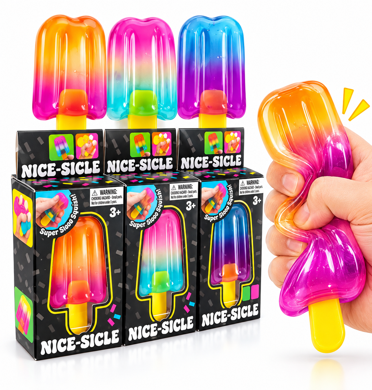 Cute Ice Cream Squishy Toy – Soft Maltose-Style Slow Rising Stress Relief Sensory Fidget Toy