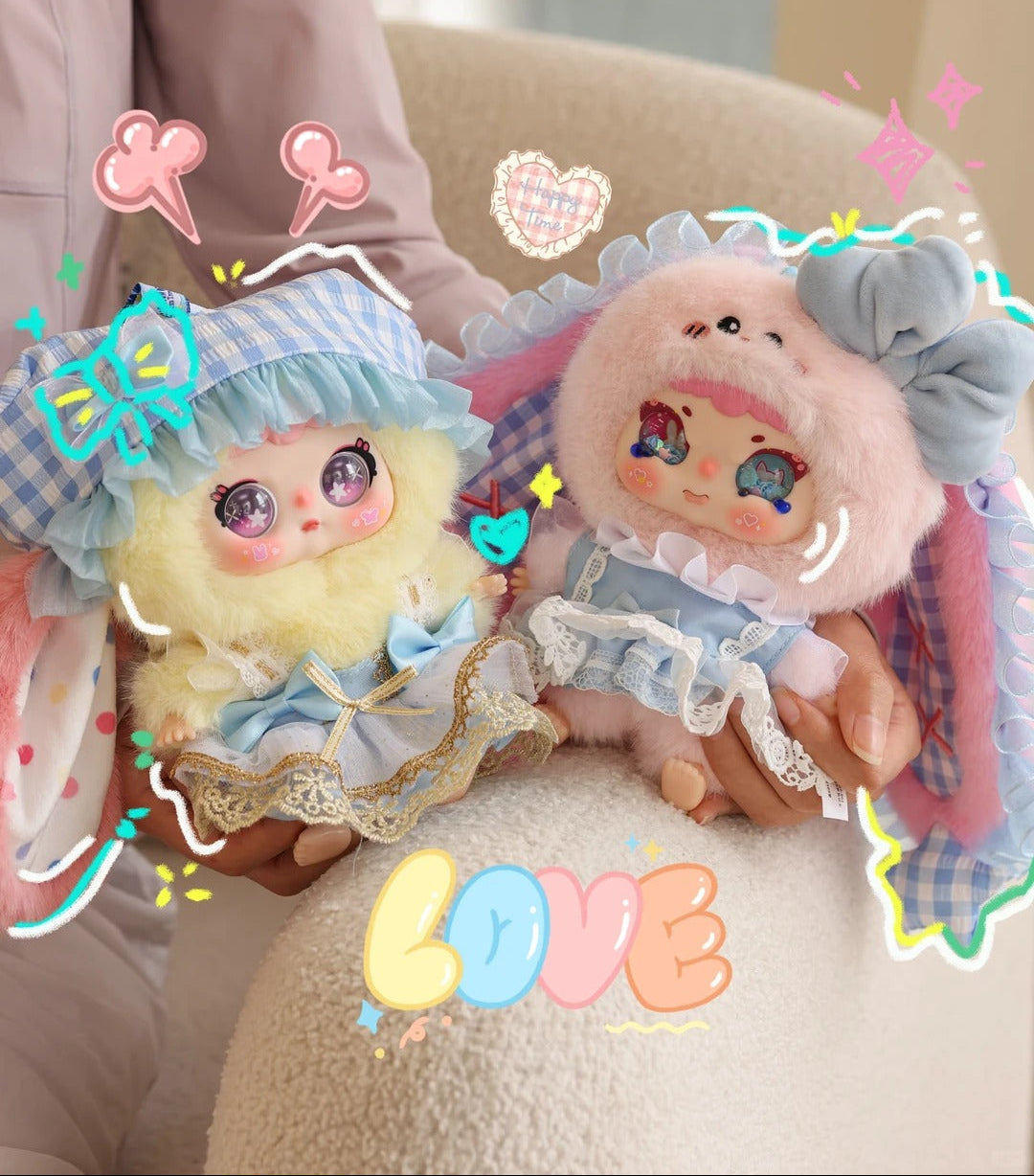 Jiimo Meow Rabbit Diary 200% Series - Star Dream Bunny (Big Hidden Edition) Super Rare Mystery Art Toy