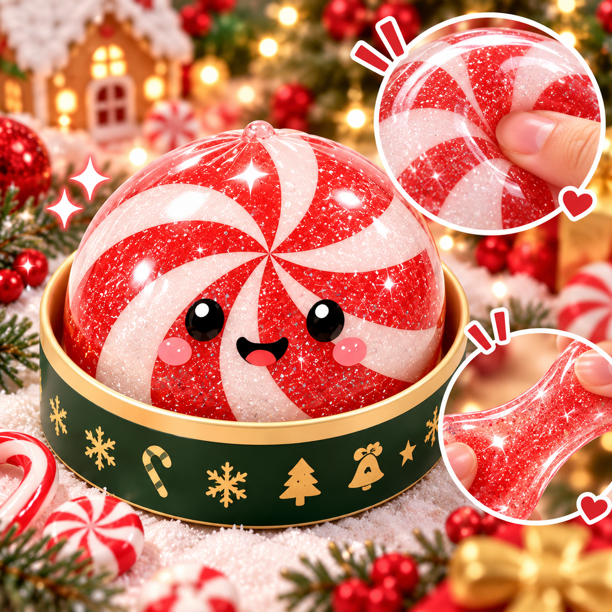 Christmas Squishy Toys – Cute Slow Rising Holiday Stress Relief Gifts