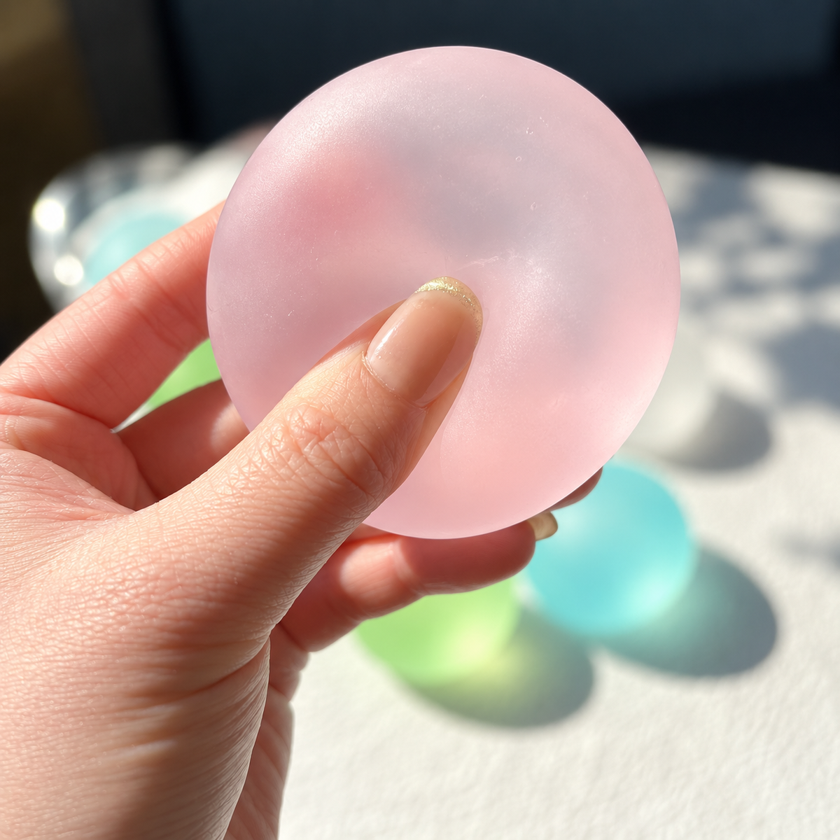 Handmade Squishy Ball – Soft Slow-Rising Sensory Toy