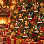 24-Day Christmas Advent Calendar – Acrylic Hanging Ornaments Mystery Surprise Gift Set