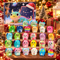 24-Day Christmas Squishy Advent Calendar – Soft Fidget Toys Countdown Mystery Gift Box
