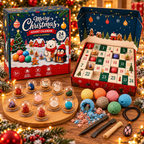 2026 Gemstone Advent Calendar – 24-Day Christmas Countdown Mystery Box with Gemstone Surprises