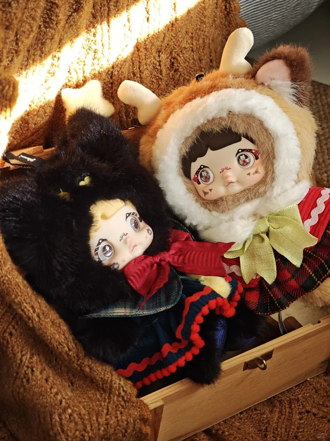 Nommi "Wonder Christmas Night" Series - Luxury Fairytale Christmas Blind Box with 3 Changeable Eye Plates & Detailed Face Art