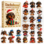 2026 Dog Advent Calendar – 24-Day Christmas Countdown Mystery Box with Mini PVC Dog Figures