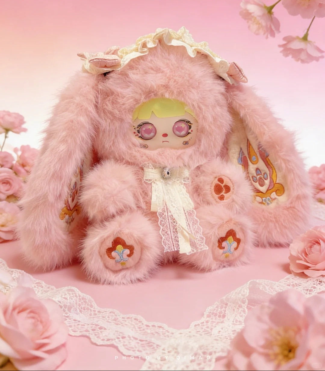 Mocici "Sparkle-Daze" Series - Electric Heart-Eye Mystery Plush: The Dreamiest Glitter-Eyed Bunny Collection