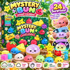 25-Day Dumpling Squishy Advent Calendar – Cute Stress Relief Toys Christmas Countdown Mystery Gift Box