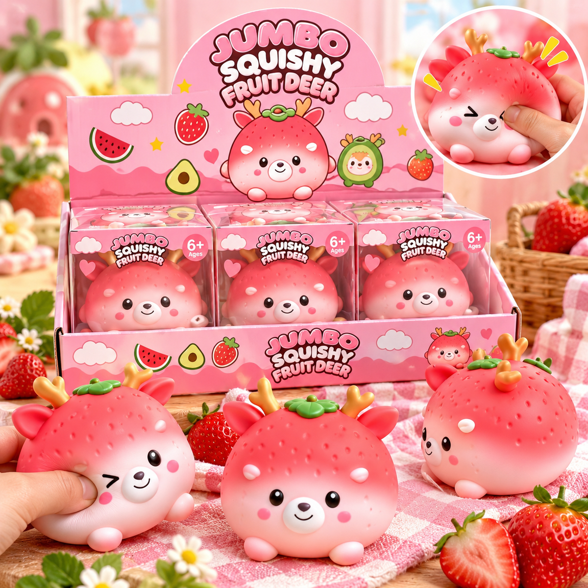 Crunchy Squishy Monster Blind Box – Soft Squeezable Sensory Fidget Toy with Fun Crunchy Sounds