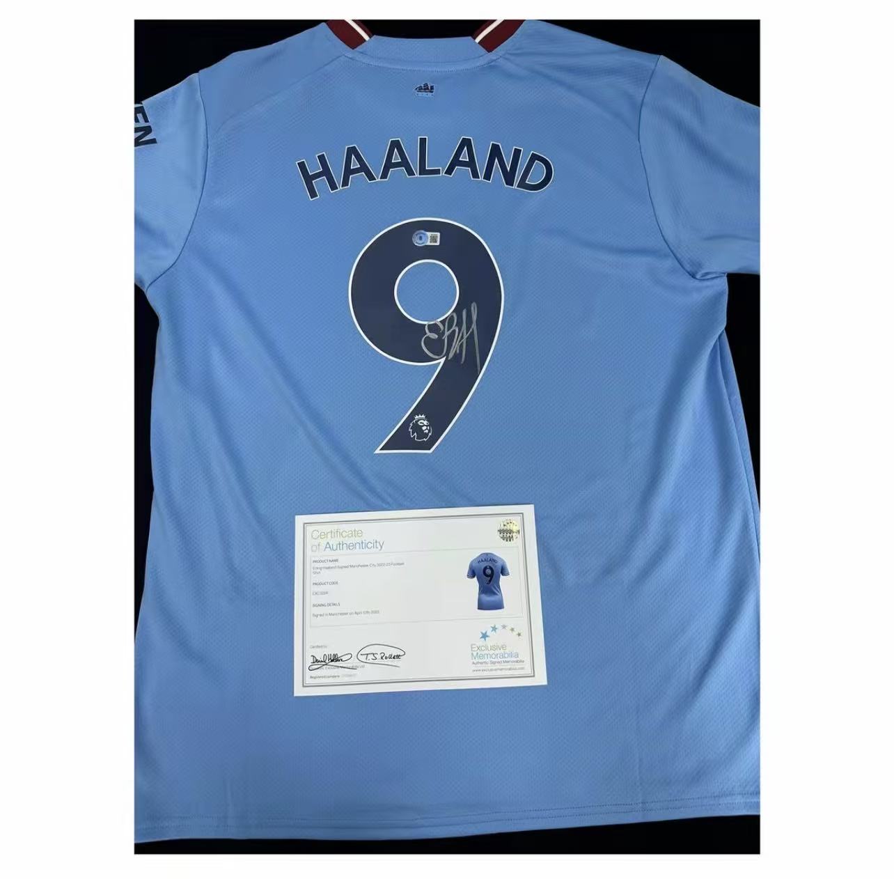 Haaland signed jersey