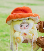 Nommi 400% Mushroom Hat Series Large Plush Blind Box - Giant Fairy Tale Mystery Toy with Interchangeable Eyes & Hats