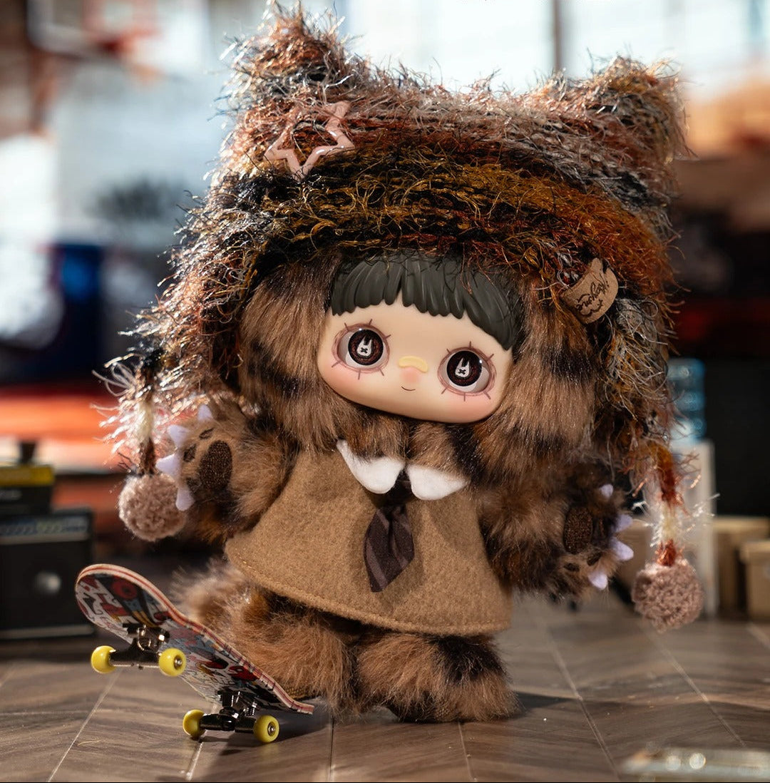 Cat Academy Series Blind Box - Cool Street Style Mystery Box, Aesthetic Campus Cat Figurines & Collectible Art Toys