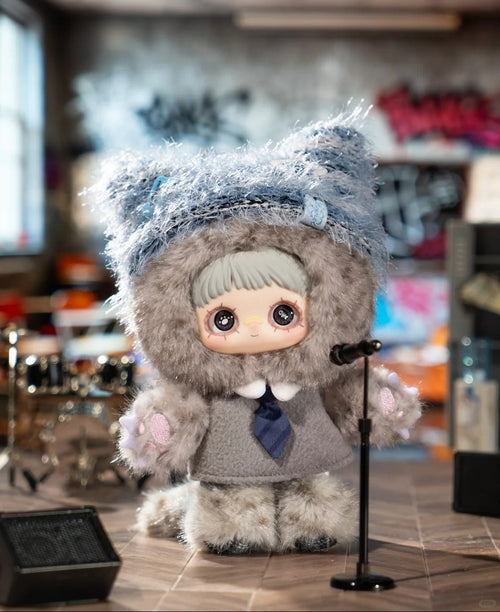 Mei Mei Cat Academy Series Blind Box - Trendy Campus Idol Mystery Box & Cool Street Style Cat Figurines