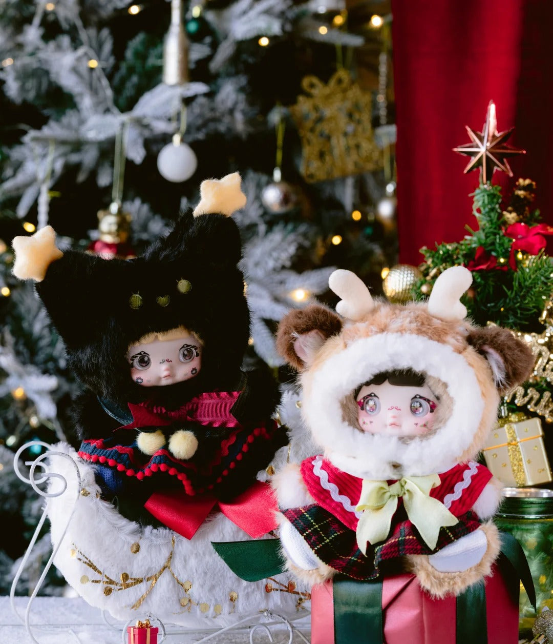 Nommi "Wonder Christmas Night" Series Blind Box - Festive Holiday Edition Mystery Plush & Kawaii Christmas Tree Ornament Art Toy