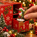 24-Day Christmas Advent Calendar – Acrylic Hanging Ornaments Mystery Surprise Gift Set