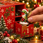 24-Day Christmas Advent Calendar – Acrylic Hanging Ornaments Mystery Surprise Gift Set