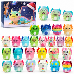 24-Day Christmas Squishy Advent Calendar – Soft Fidget Toys Countdown Mystery Gift Box