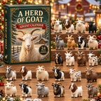 24-Day Sheep Advent Calendar – Cute Mini Lamb Ornaments Christmas Countdown Mystery Gift Box