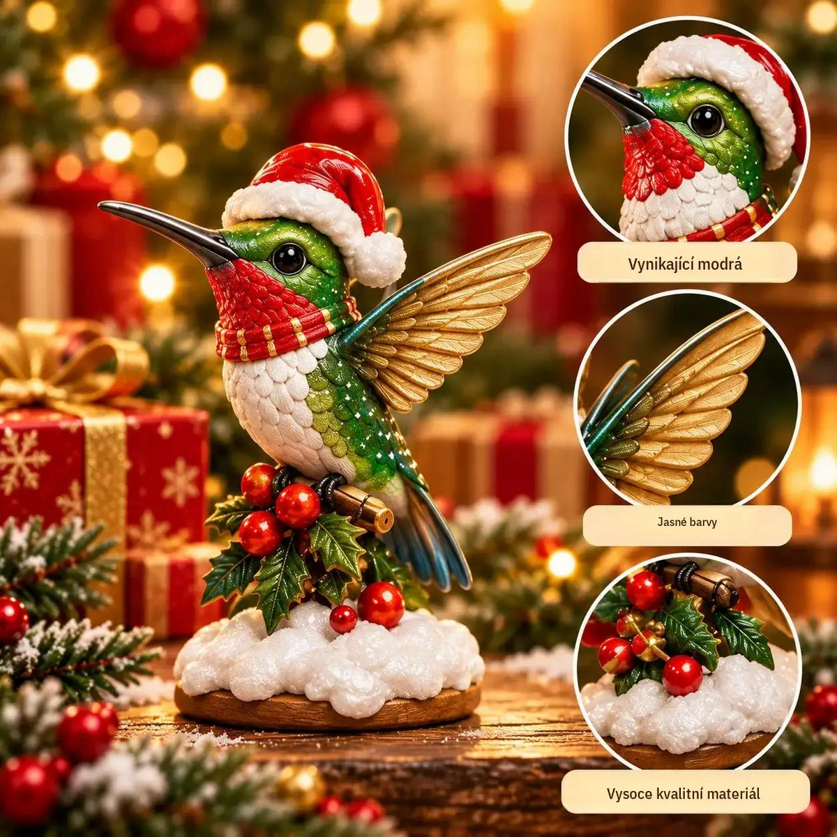 24-Day Christmas Advent Calendar – Acrylic Hanging Ornaments Mystery Surprise Gift Set