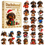 2026 Dog Advent Calendar – 24-Day Christmas Countdown Mystery Box with Mini PVC Dog Figures
