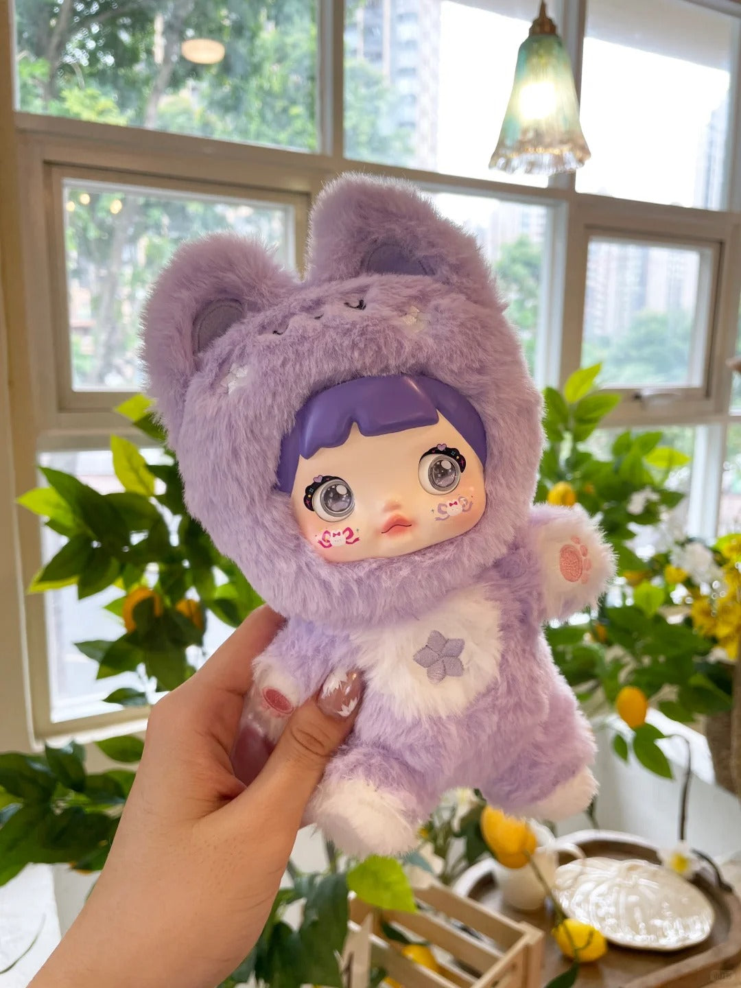 Nommi "Happiness Never Ends" Series 1: Taro Bunny - Posable Ube Purple Rabbit Mystery Plush Blind Box