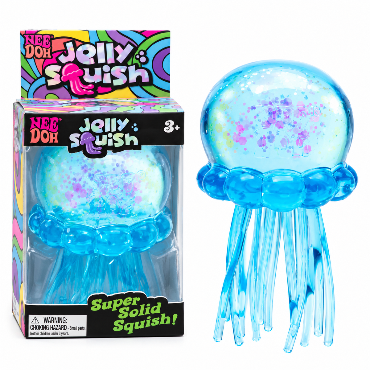 Cute Jellyfish TPR Squishy Toy – Soft Maltose-Style Slow Rising Stress Relief Fidget Toy