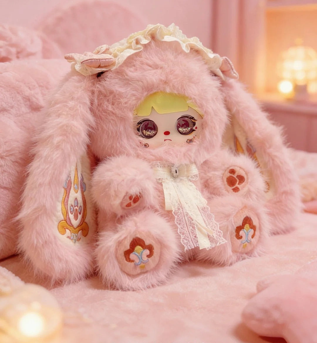 Mocici "Sparkle-Daze" Series - Electric Heart-Eye Mystery Plush: The Dreamiest Glitter-Eyed Bunny Collection