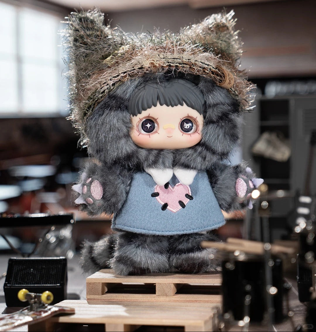 Cat Academy Series Blind Box - Cool Street Style Mystery Box, Aesthetic Campus Cat Figurines & Collectible Art Toys