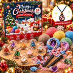 2026 Gemstone Advent Calendar – 24-Day Christmas Countdown Mystery Box with Gemstone Surprises