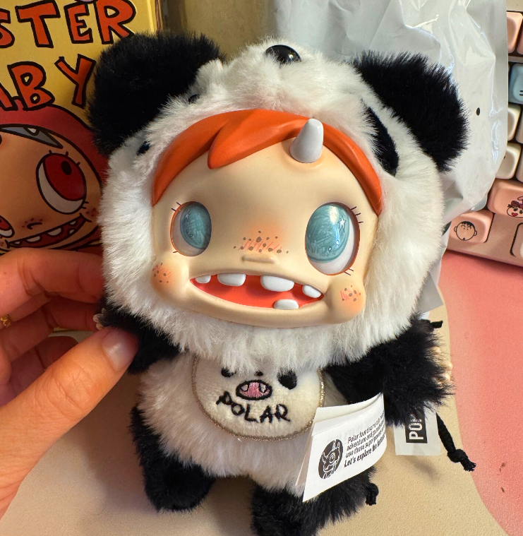 Mystery Monster Plush Keychain – Rare Hidden Edition B “Puda Style” Collectible Toy