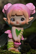 Nommi "Little World" Series Blind Box - Fantasy Art Toy Collection with Movable Eyes & Translucent Details (Mushroom, Wizard, Butterfly & More)