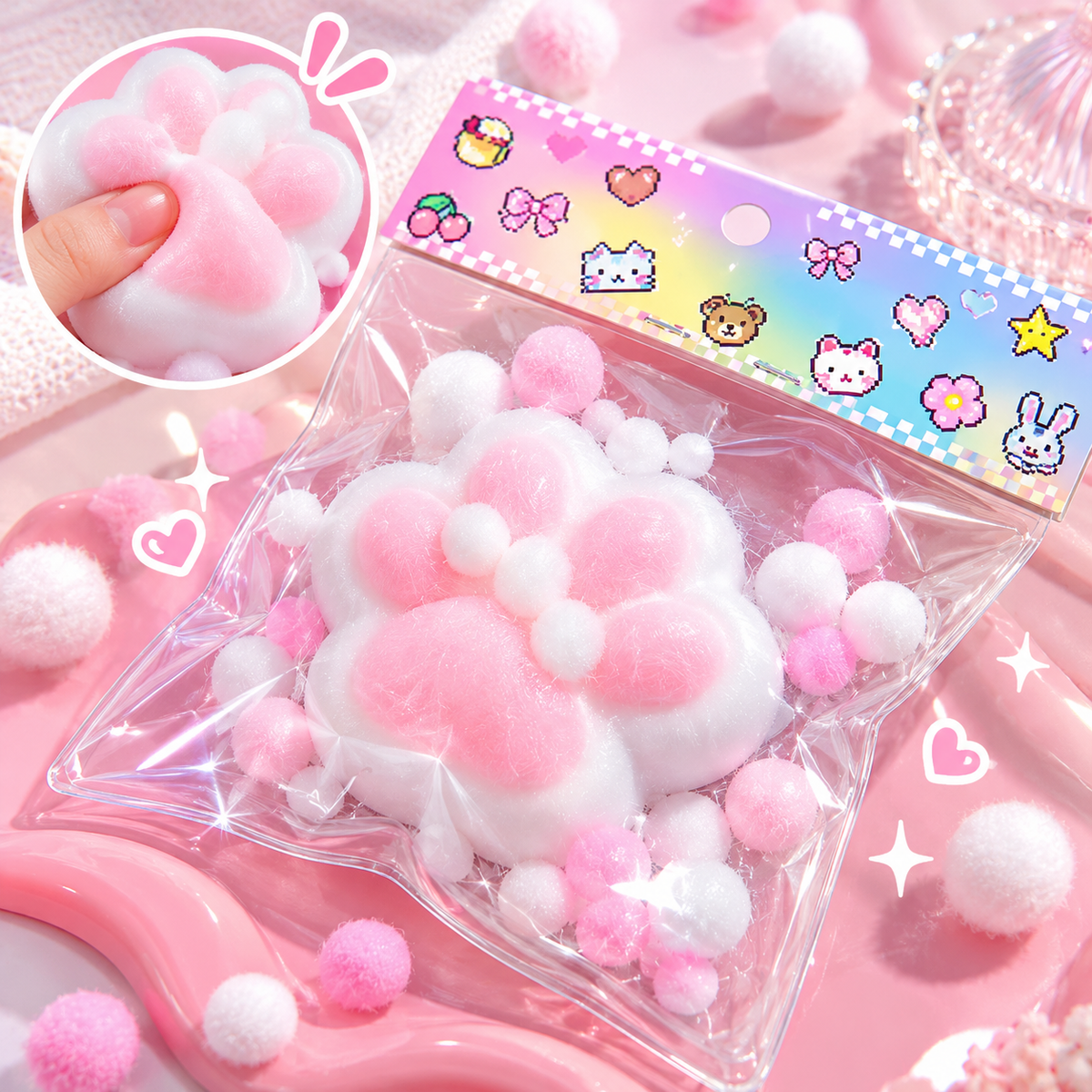 Super Soft Cake Squishy Toy – Cute Creamy Texture Stress Relief Sensory Toy