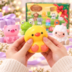 24-Day Christmas Advent Calendar – Cute Animal Slow Rising Squishy Surprise Box