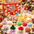 Mystery Dumpling Squishy Advent Calendar – Cute Slow Rising Stress Relief Toy Gift Box
