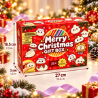 Mystery Dumpling Squishy Advent Calendar – Cute Slow Rising Stress Relief Toy Gift Box