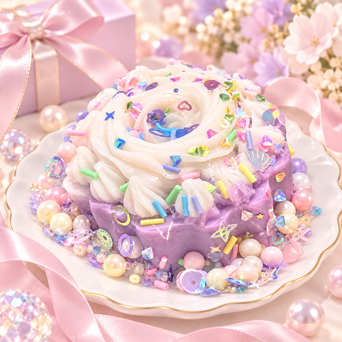 Super Soft Cake Squishy Toy – Cute Creamy Texture Stress Relief Sensory Toy