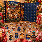 Dachshund Christmas Advent Calendar 2026 – 24-Piece Acrylic Dog Ornament Gift Set