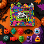 Halloween Stress Relief Advent Calendar – Spooky Squishy Toys Countdown Mystery Gift Box