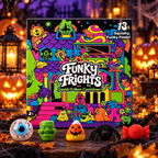 Halloween Stress Relief Advent Calendar – Spooky Squishy Toys Countdown Mystery Gift Box