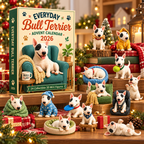 24-Day Dog Advent Calendar – Cute Puppy Ornaments Christmas Countdown Mystery Gift Box