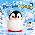 Cute Penguin Squishy – Food-Grade Silicone Sensory Toy