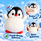 Cute Penguin Squishy – Food-Grade Silicone Sensory Toy