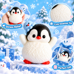 Cute Penguin Squishy – Food-Grade Silicone Sensory Toy