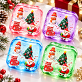Christmas Ice Cube Squishy – Slow-Rising Sensory Toy with Snowflake Scene and Soft Gel-Like Feel
