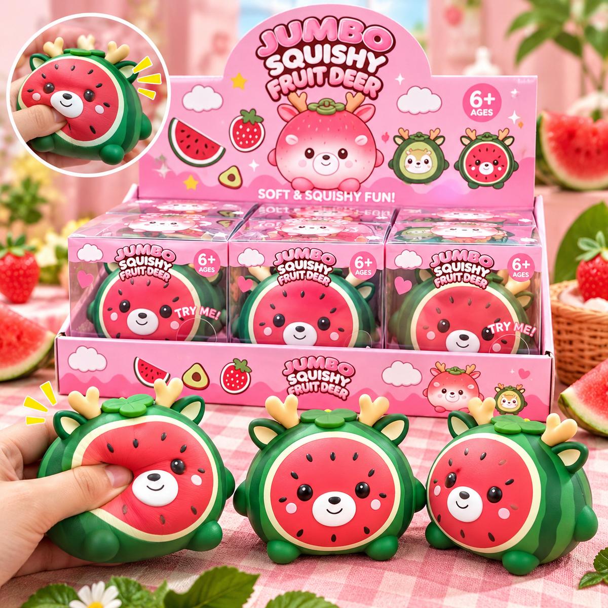 Crunchy Squishy Monster Blind Box – Soft Squeezable Sensory Fidget Toy with Fun Crunchy Sounds